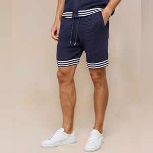 RAITH CROCHET KNIT SHORTS IN NAVY ☀️🚤